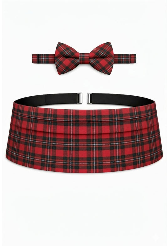 MacGregor Tartan Cummerbund & Bow Tie Set