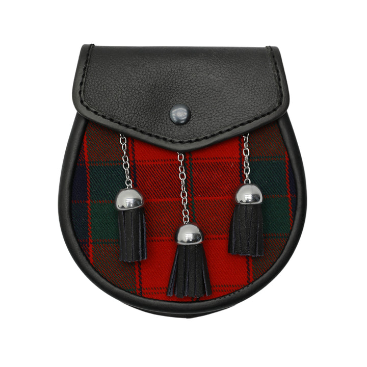 Matching Plaid Leather Sporran 