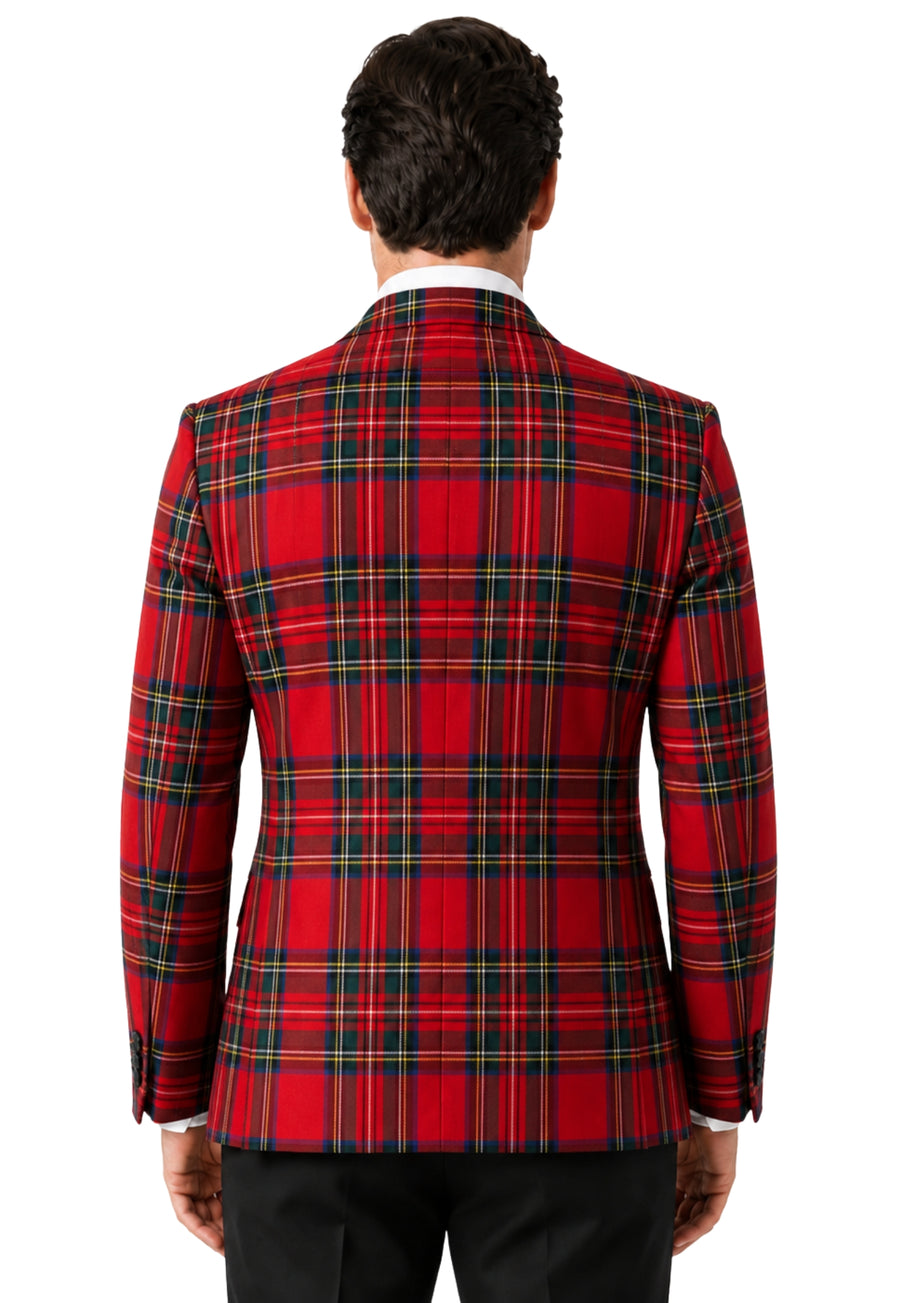 Gordon Men's Double Breasted Tartan Dinner Jacket
