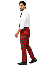 Gordon Men's High‑Waisted Tartan Trouser