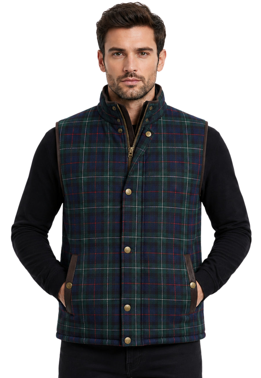 Fraser Men's Tartan Gilet