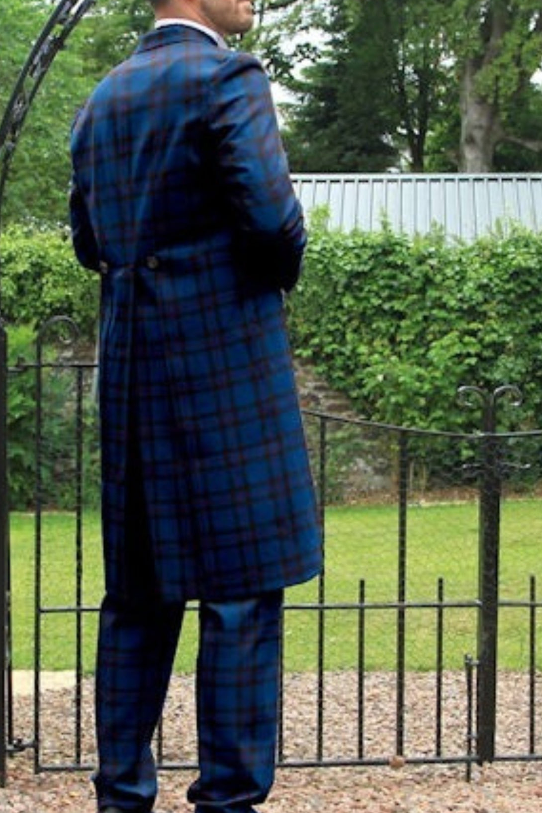 Tartan Tails - Morning Coat - Back