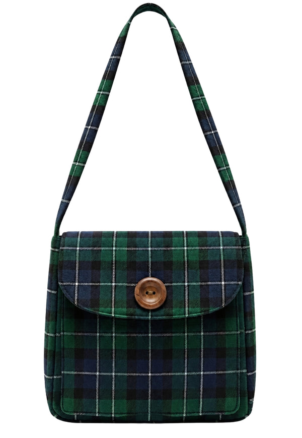 MacDonald Multi Pockets Tartan Shoulder Bag