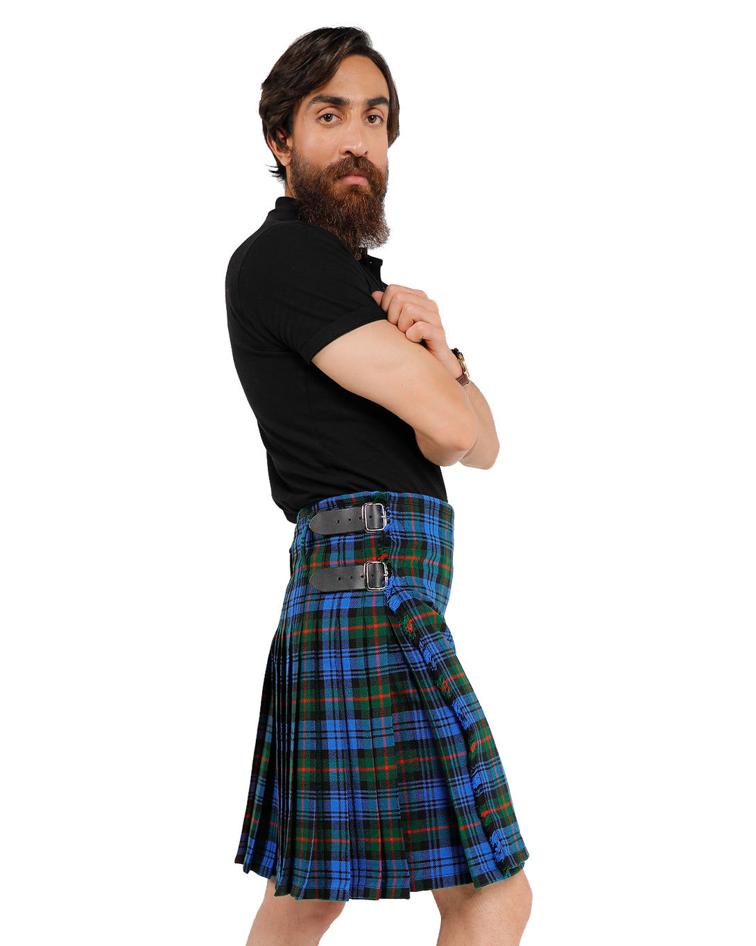 Side view of Murray Bespoke kilt