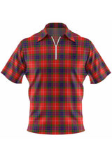 Buchanan Plaid Polo Zipped Shirt