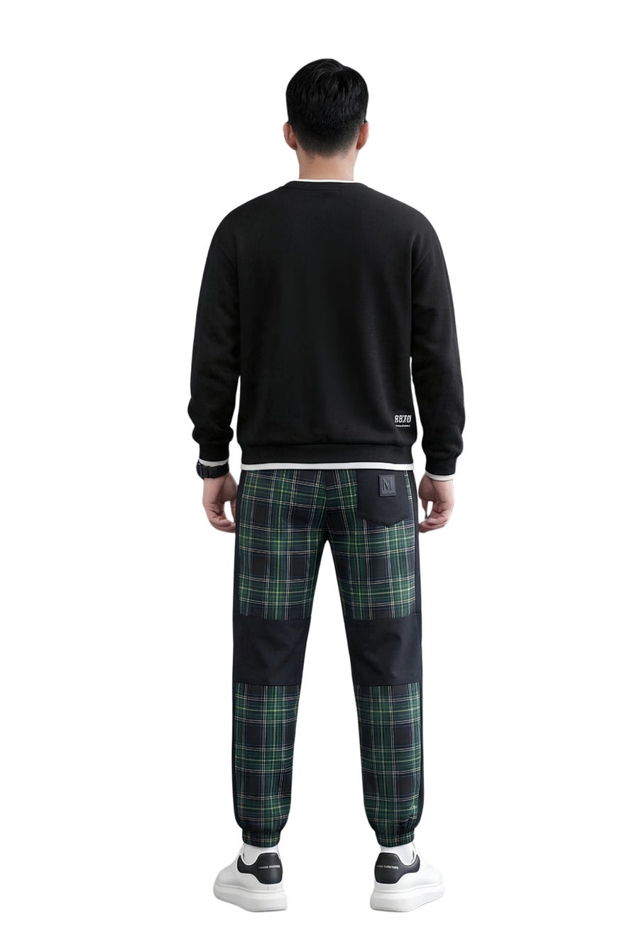 Plaid Fusion Joggers Pants