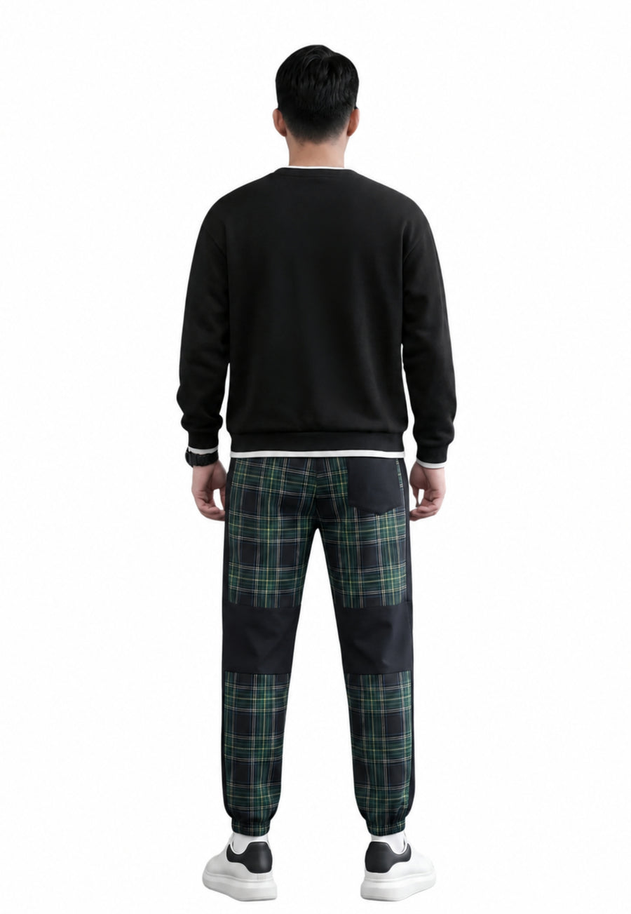 Plaid Fusion Joggers Pants