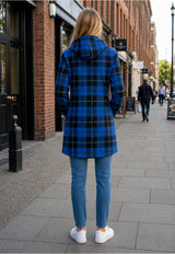 Plaid Hoodie Dress