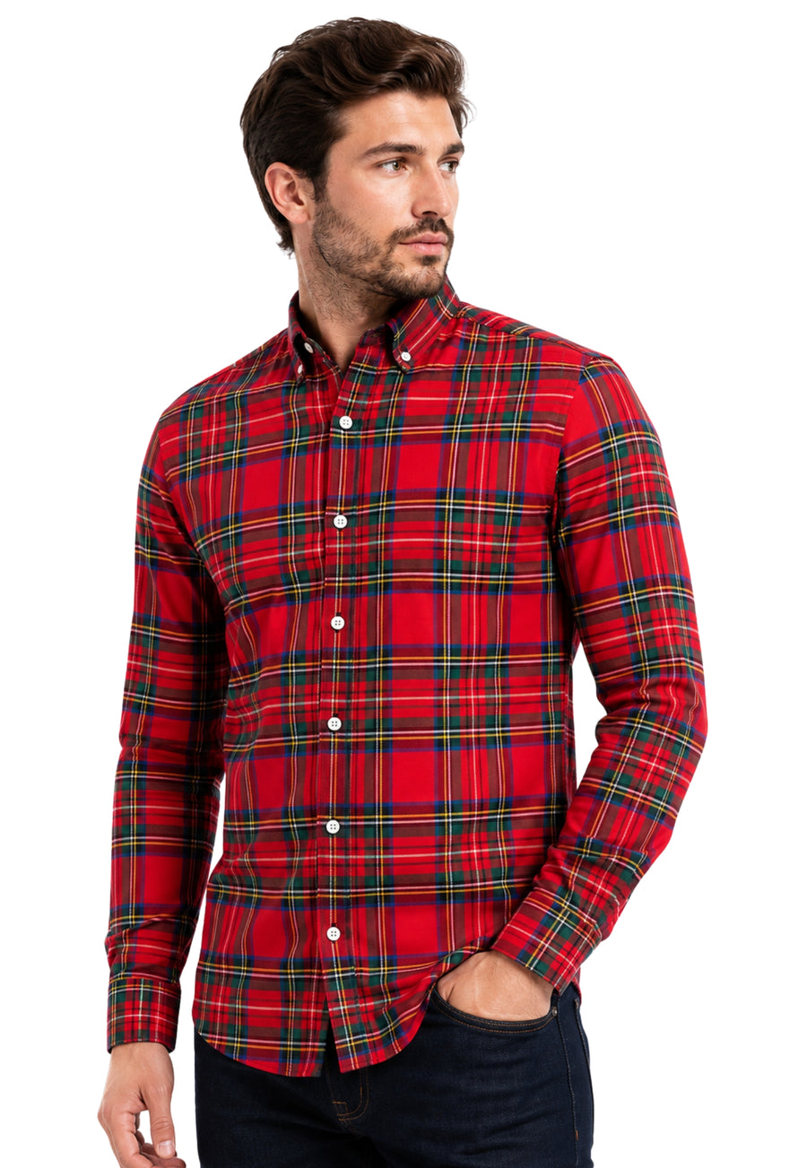 Hamilton Plaid Long Sleeve Button Shirt