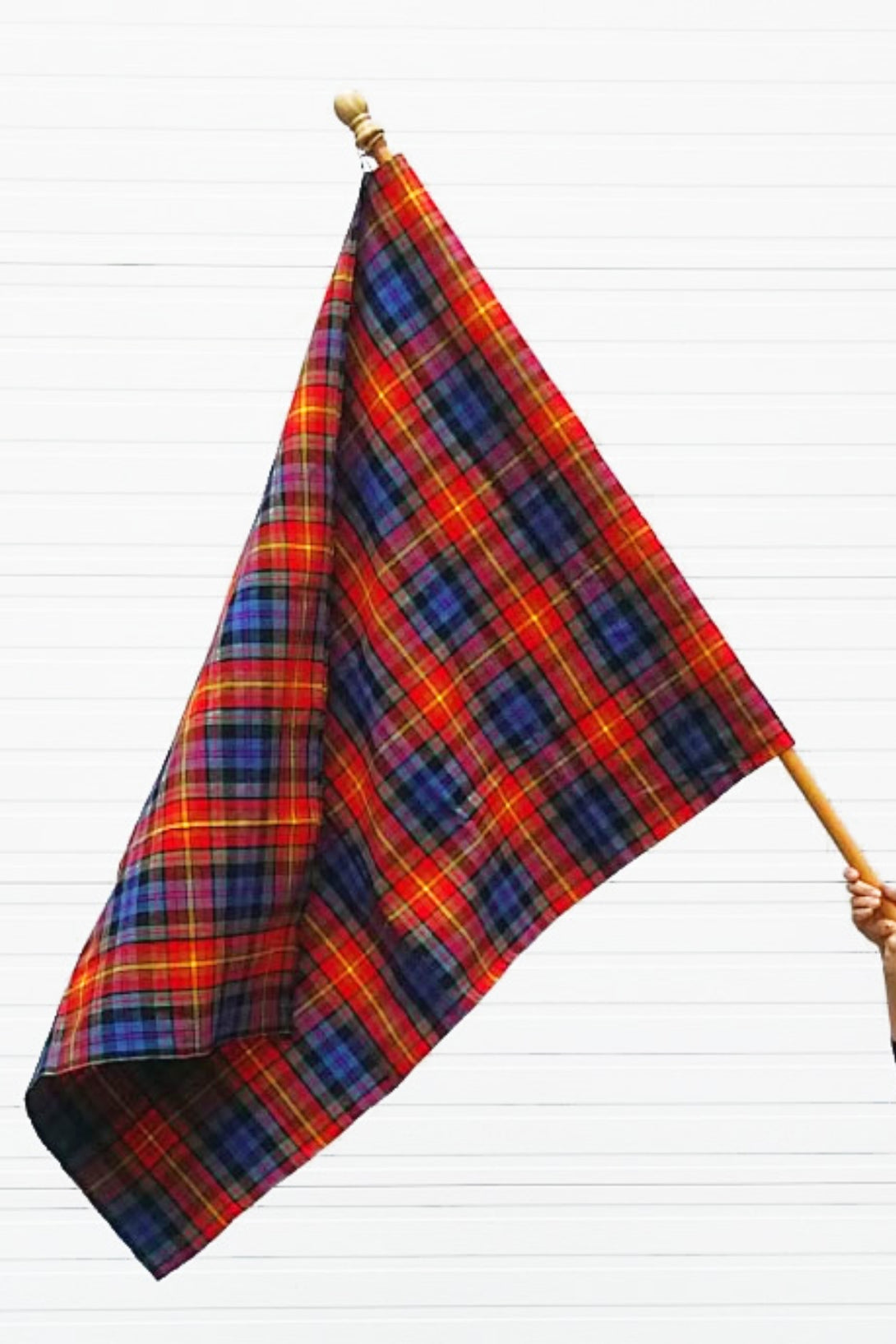 Pole Sleeve Tartan Flag