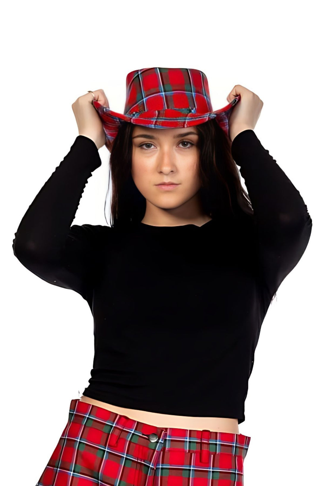 Premium Tartan Cowboy Hat