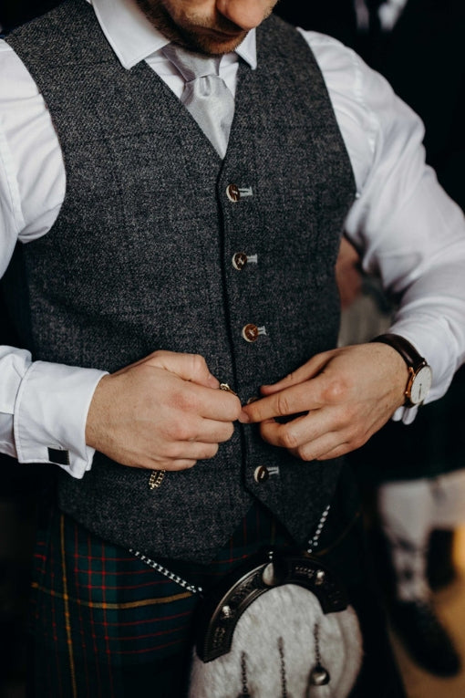 tweed vests for men