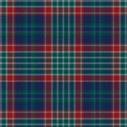 Rainbow Canada tartan swatch