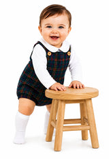 Baby Tartan Romper Suit
