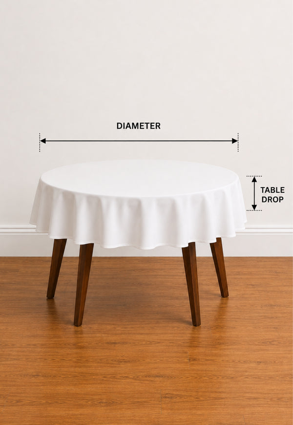 Round Tartan Tablecloth