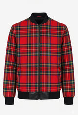 Royal Stewart Plaid Bomber Jacket