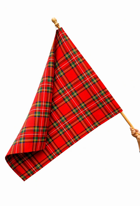 Royal Stewart Pole Sleeve Tartan Flag