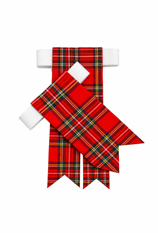 Royal Stewart Premium Tartan Flashes