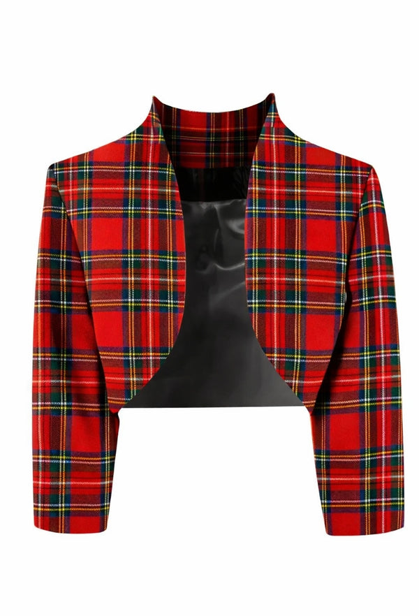 Royal Stewart Tartan Bolero Jacket