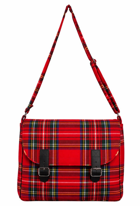 Royal Stewart Tartan Messenger Bag