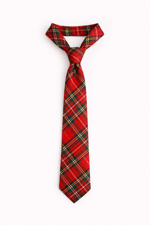 Royal Stewart Tartan Narrow Tie