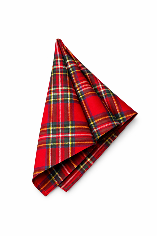 Royal Stewart Tartan Pocket Squares