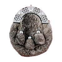Sporran en fourrure de lapin écossais