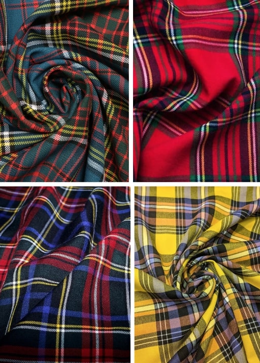 Tartan Fabric by the yard