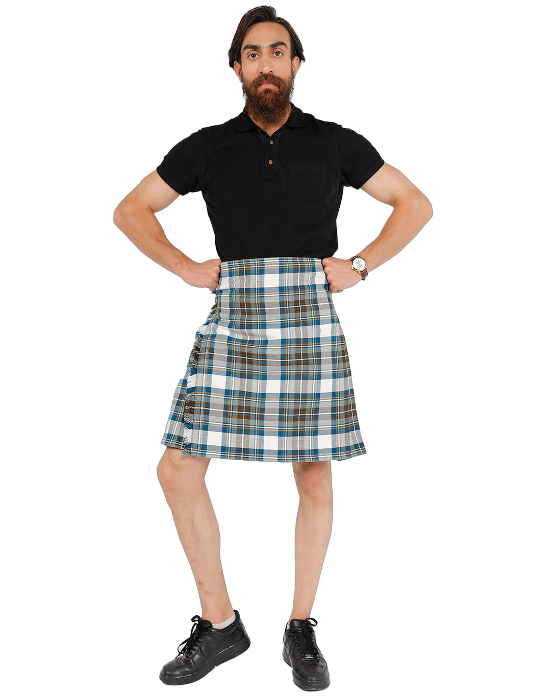 Steward Blue Dress Bespoke kilt for sale