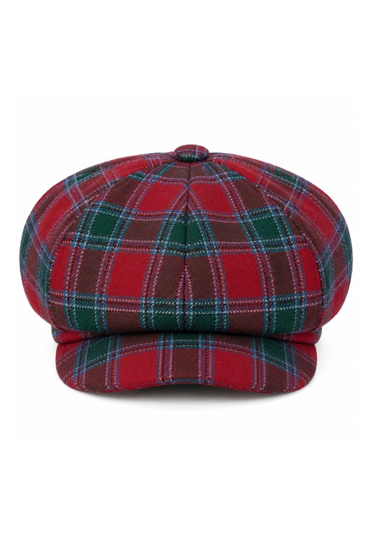 Tartan Baker Boy Cap