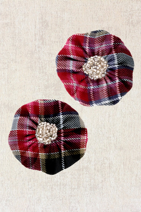 Buchanan Tartan Hairbrooch Clip (Set of two)