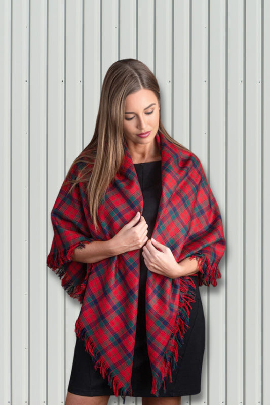 Buchanan Women's Tartan Shawl