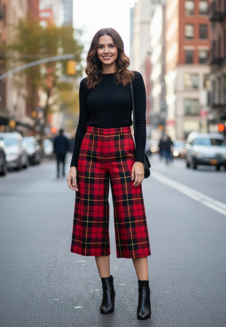 Tartan Culottes
