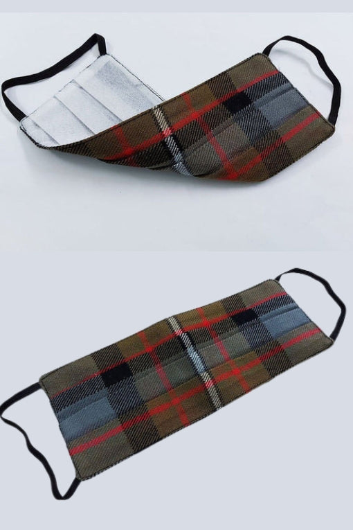Masque facial tartan