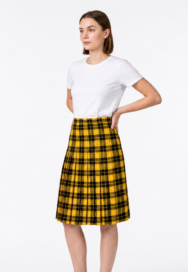 Tartan Full Pleat Skirt