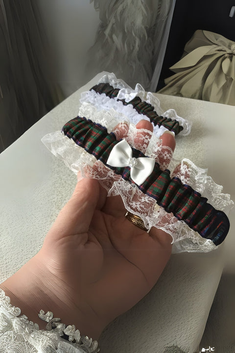 Buchanan Tartan Wedding Garters