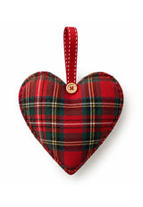 Tartan Heart Hanging Decoration