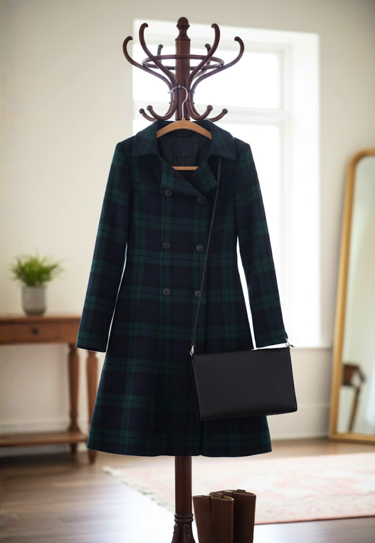 Manteau Kate en tartan