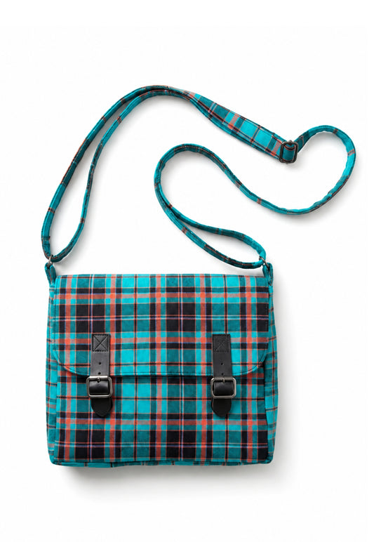 Tartan Messenger Bag