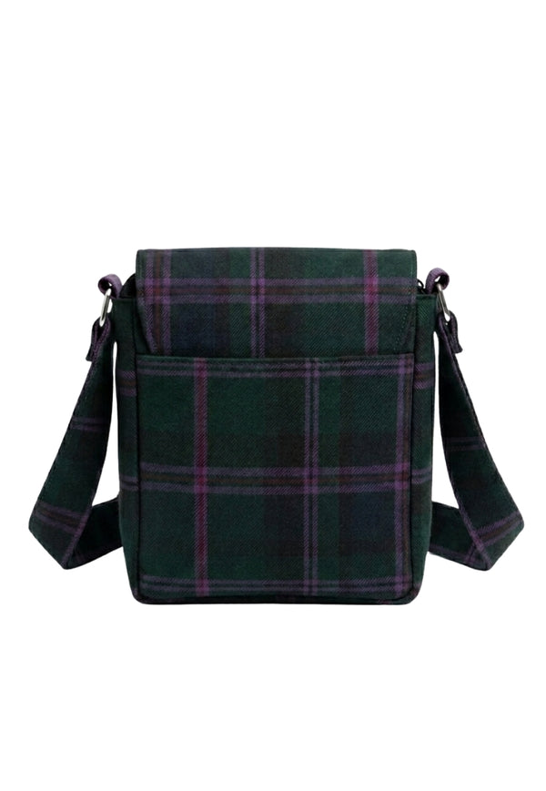 Mini sac messager à motif tartan