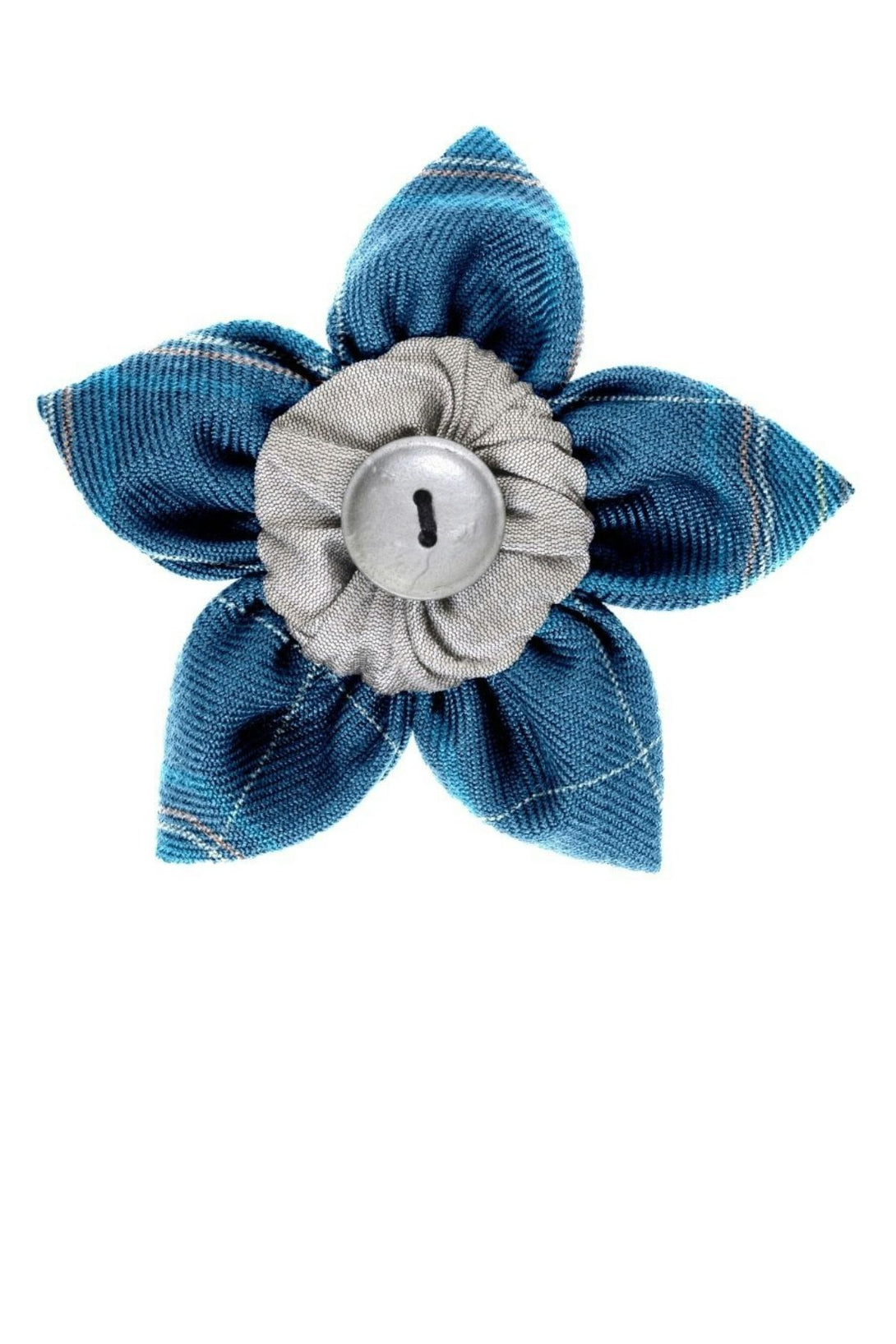 Tartan Petal Brooch