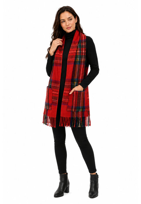 Cameron Tartan Pocket Scarf