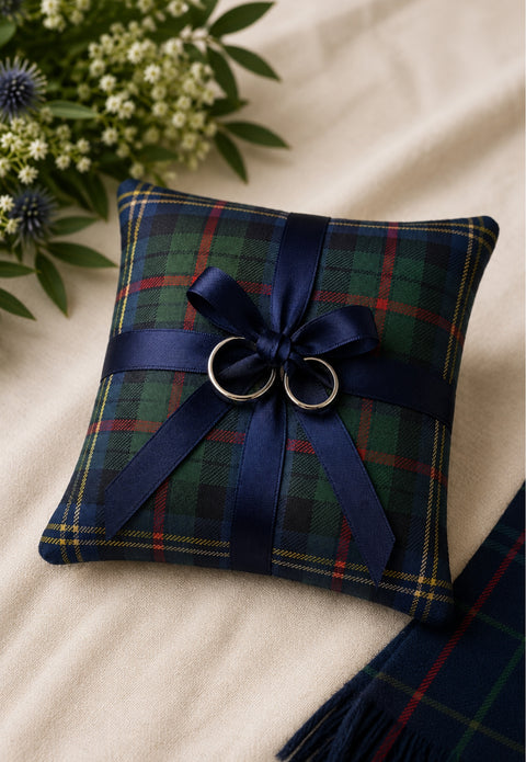 Campbell Tartan Ring Cushion