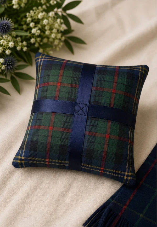 Fraser Tartan Ring Cushion