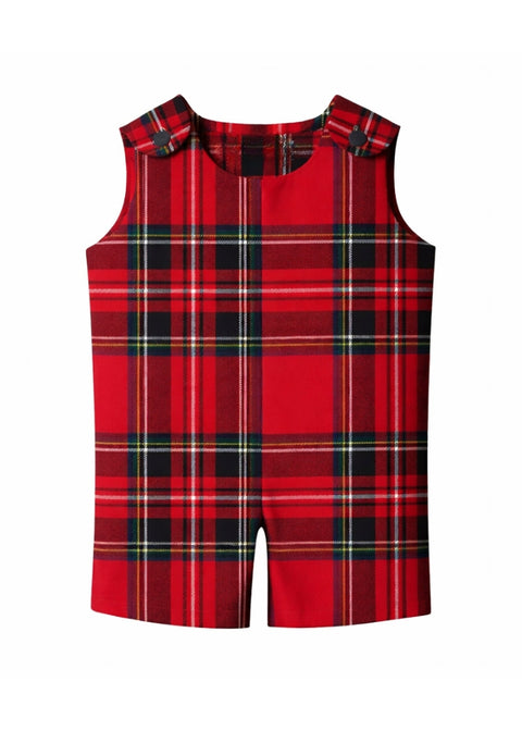 Baby Tartan Romper Suit