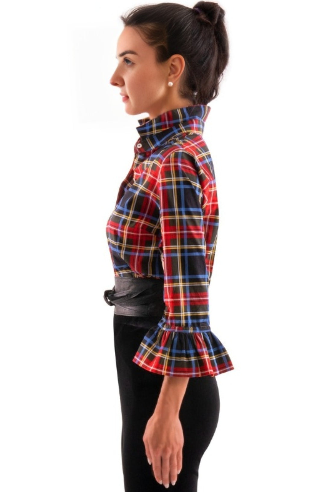 Tartan Scott Priss Blouse - left