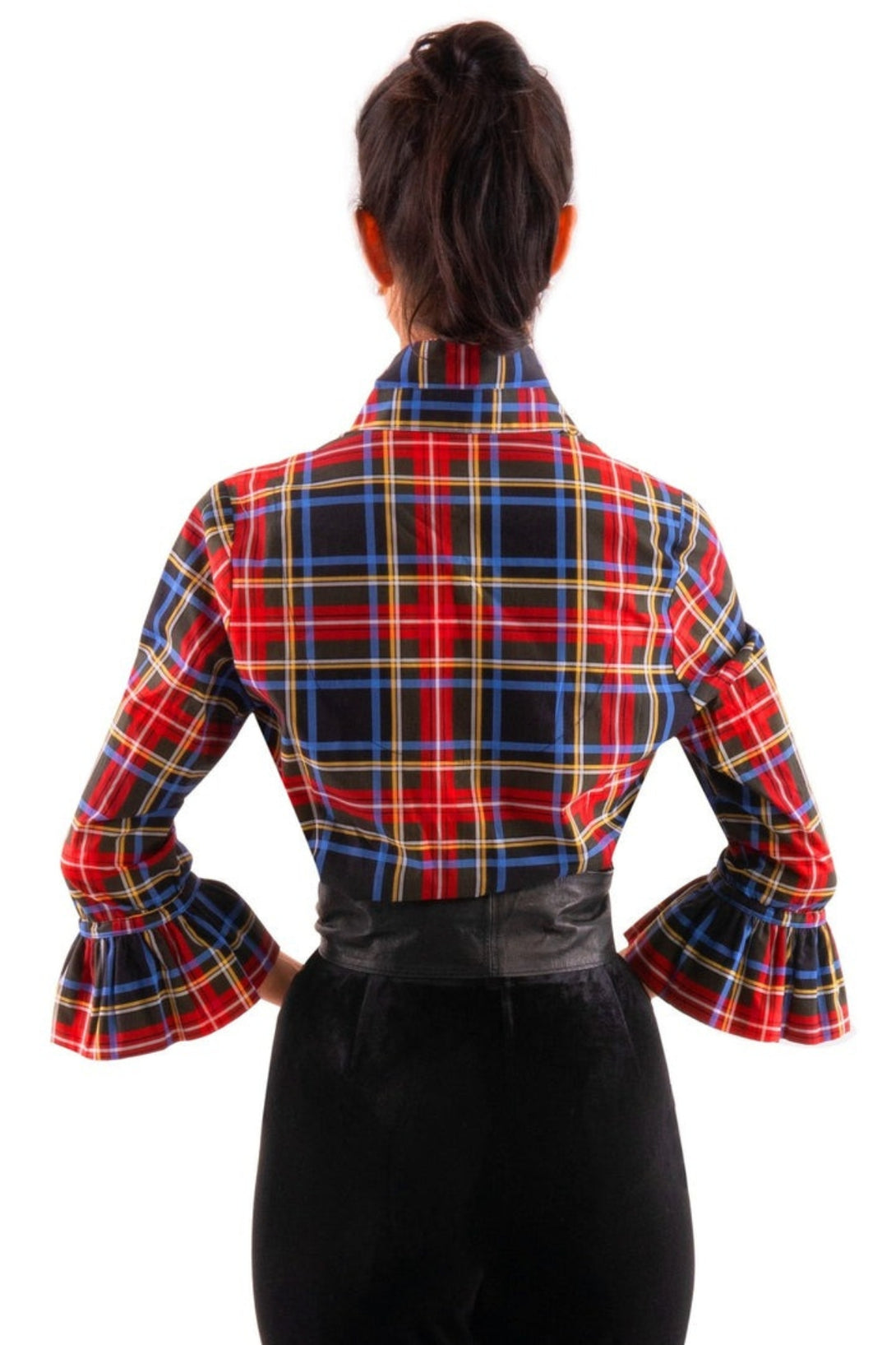 Tartan Scott Priss Blouse - Back