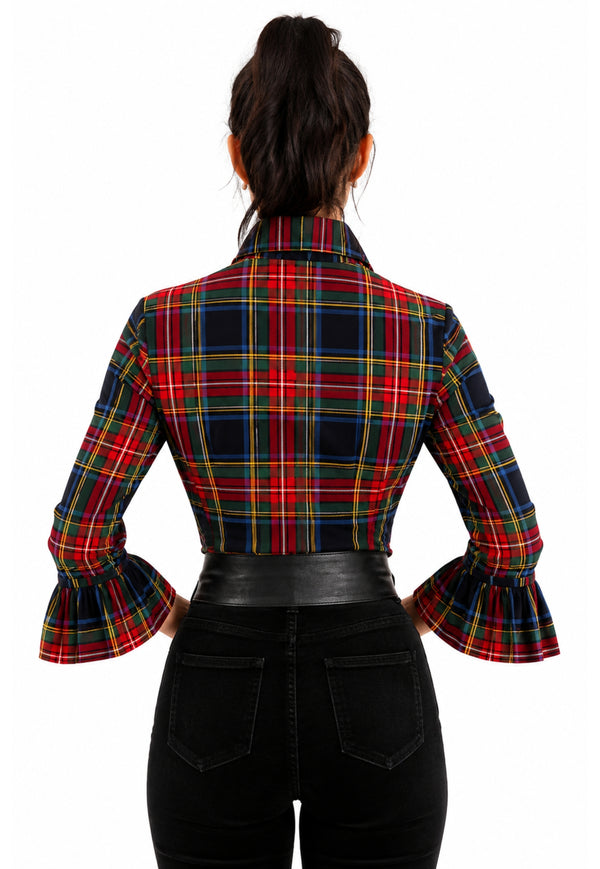Tartan Scott Priss Blouse