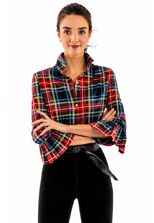 Tartan Scott Priss Blouse