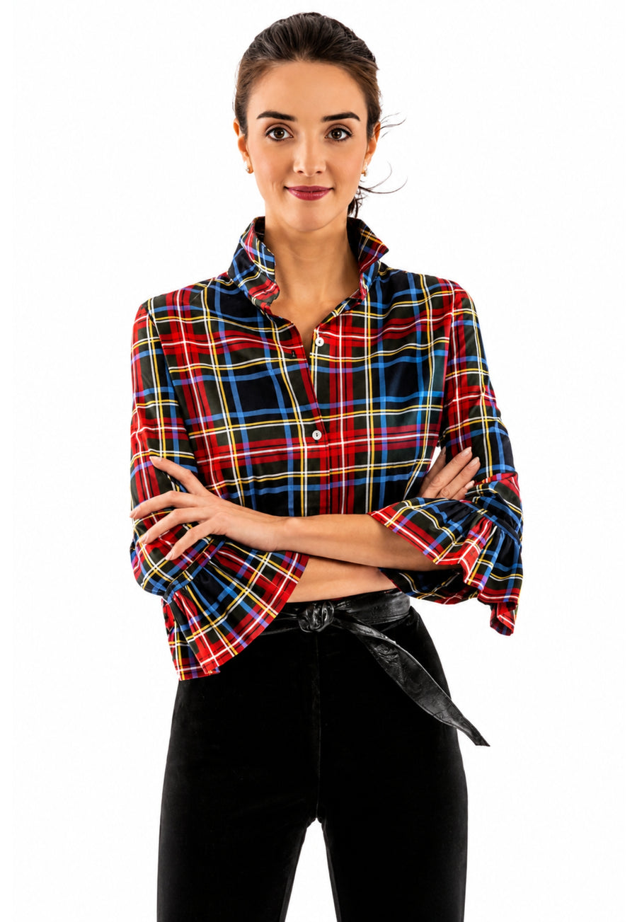 Tartan Scott Priss Blouse